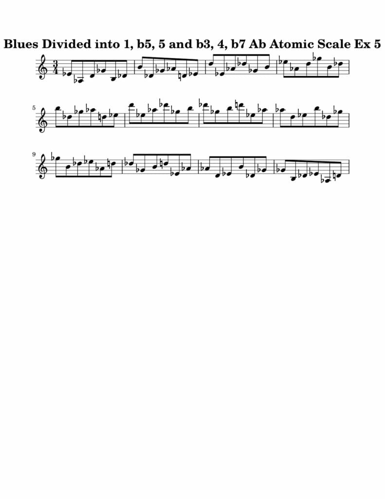 05_Blues-016-027_Atomic_Scale_Ex_5_Key_Ab Harmonic and Melodic Equivalence Volume 21A