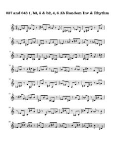 05-037-048-Degree-1-b2-b3-4-5-6-Random-Inv-Rhy-Key-Ab-Harmonic-and-Melodic-Equivalence-V19H-Two-Triad-Pair-by Bruce Arnold for Muse Eek Publishing Inc.