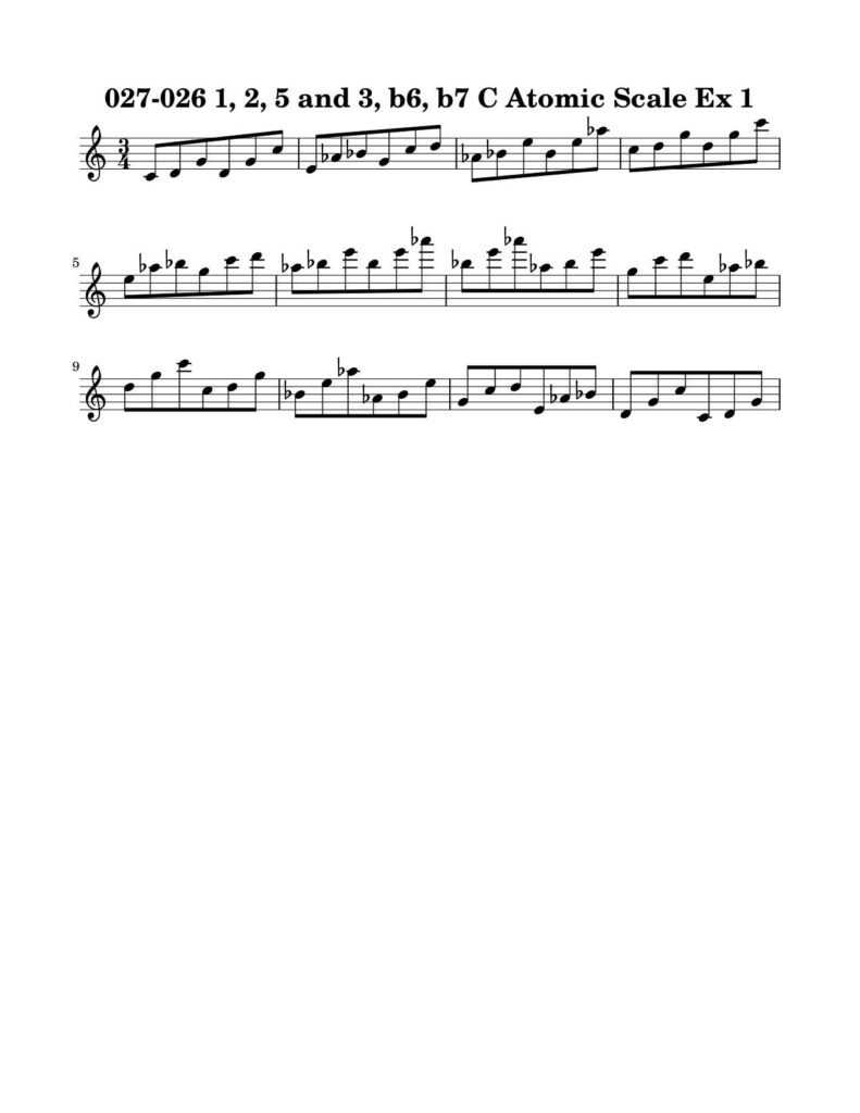 Harmonic and Melodic Equivalence V17 Two Triad Pair by Bruce Arnold