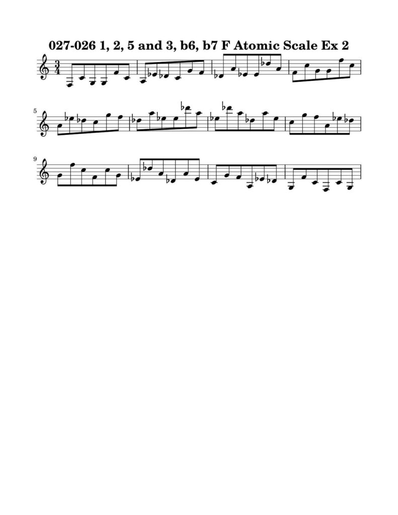 Harmonic and Melodic Equivalence V17 Two Triad Pair by Bruce Arnold
