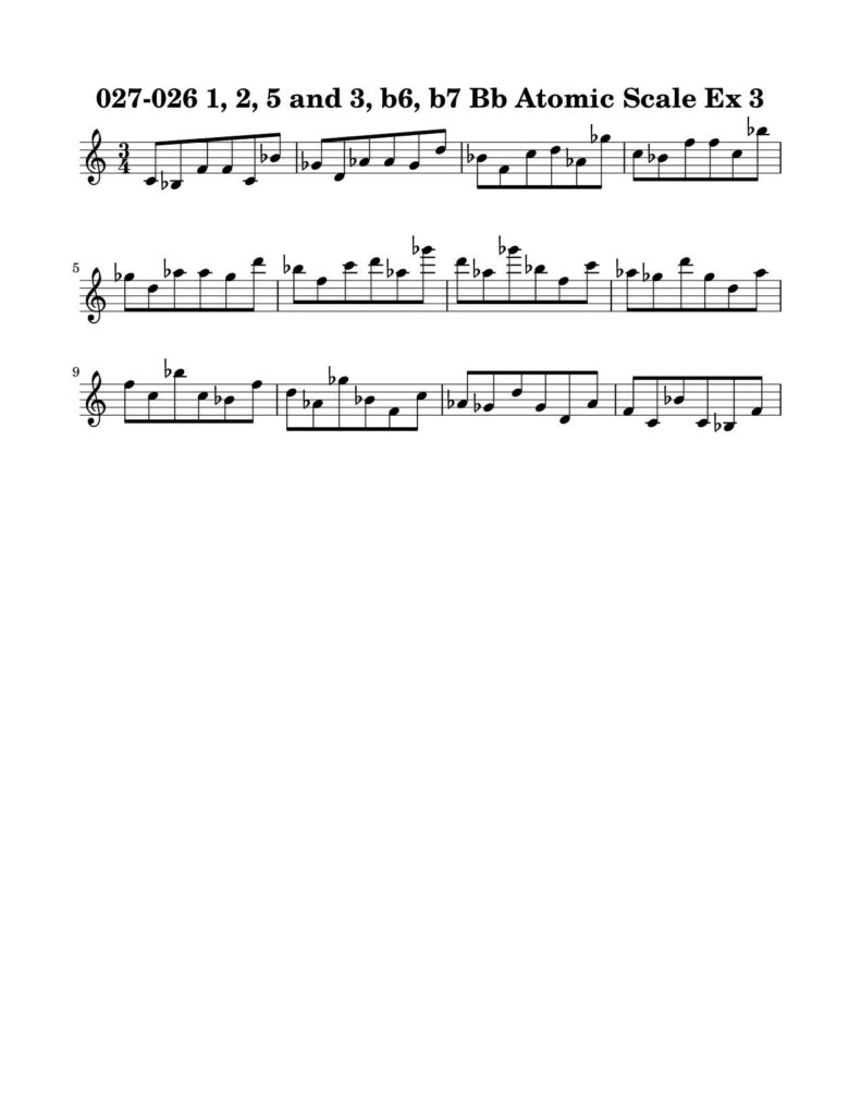 Harmonic and Melodic Equivalence V17 Two Triad Pair by Bruce Arnold