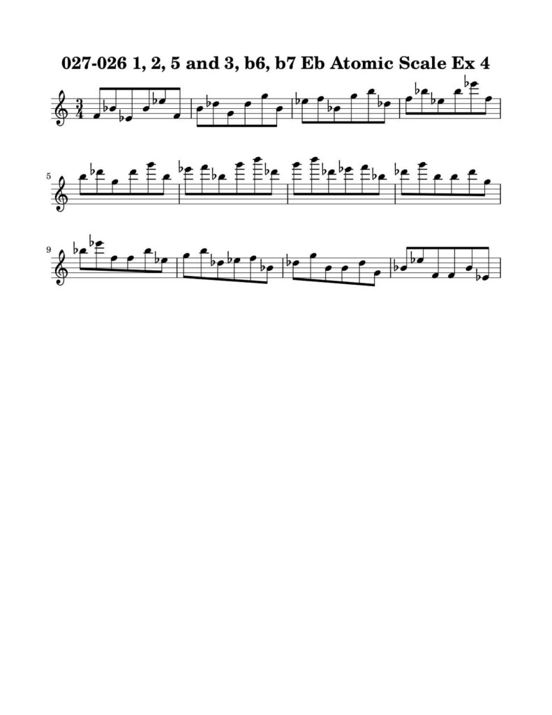 Harmonic and Melodic Equivalence V17 Two Triad Pair by Bruce Arnold