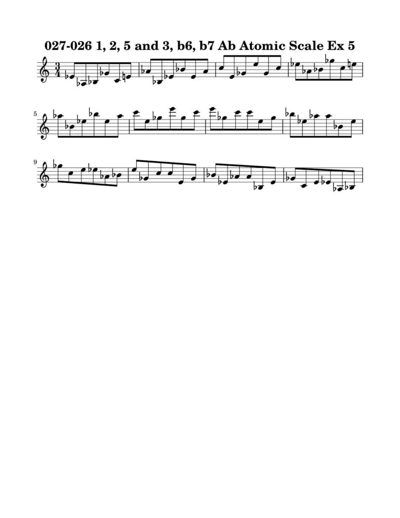 Harmonic and Melodic Equivalence V17 Two Triad Pair by Bruce Arnold