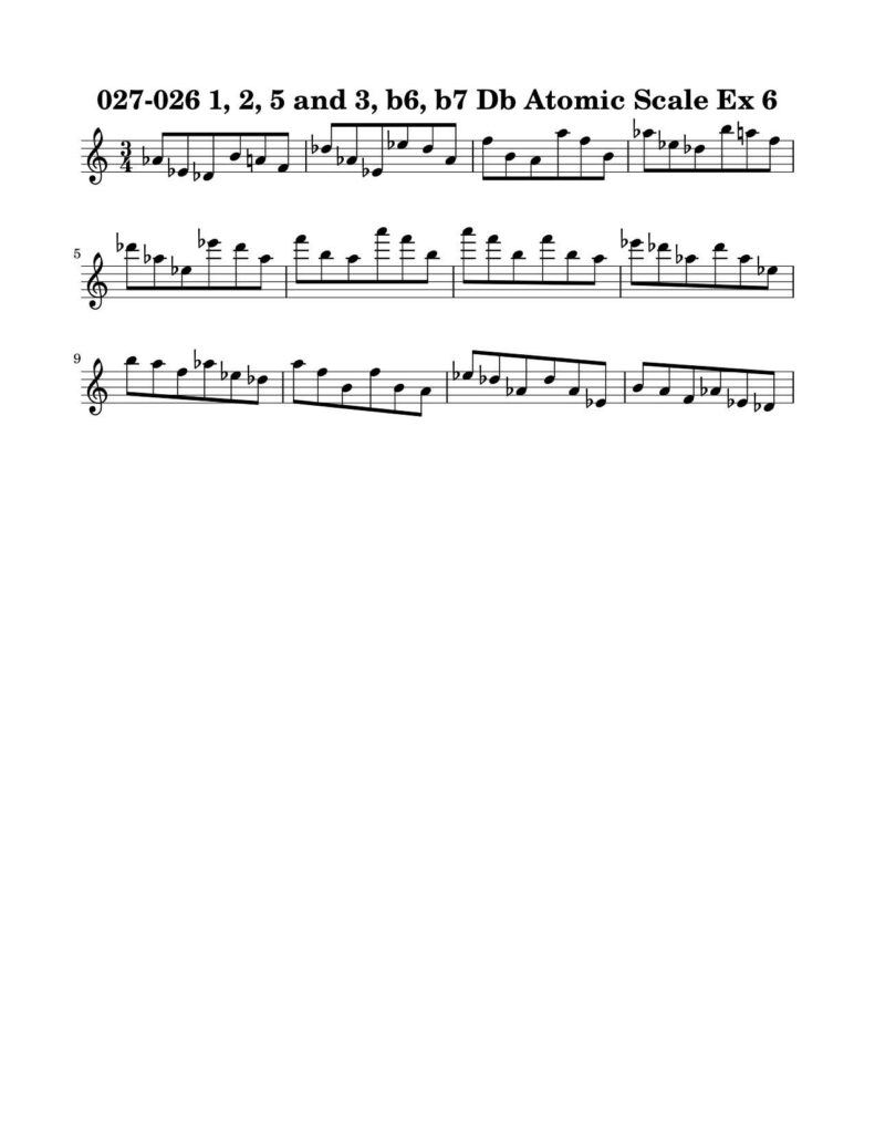 Harmonic and Melodic Equivalence V17 Two Triad Pair by Bruce Arnold