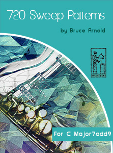 720 Sweep Arpeggio Patterns for Instrumentalists by Bruce Arnold for Muse Eek Publishing Company