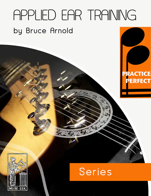Book cover for Direct Application Ear Training by Bruce Arnold, a guide to applying ear training to real music situation.